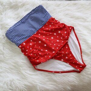 Outdoor Oasis Patriotic One-Piece Swimsuit – NWT 🇺🇸✨